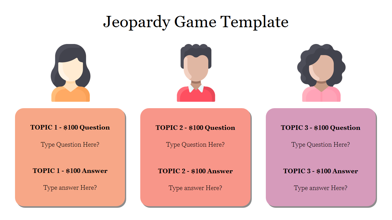 Jeopardy Game Template